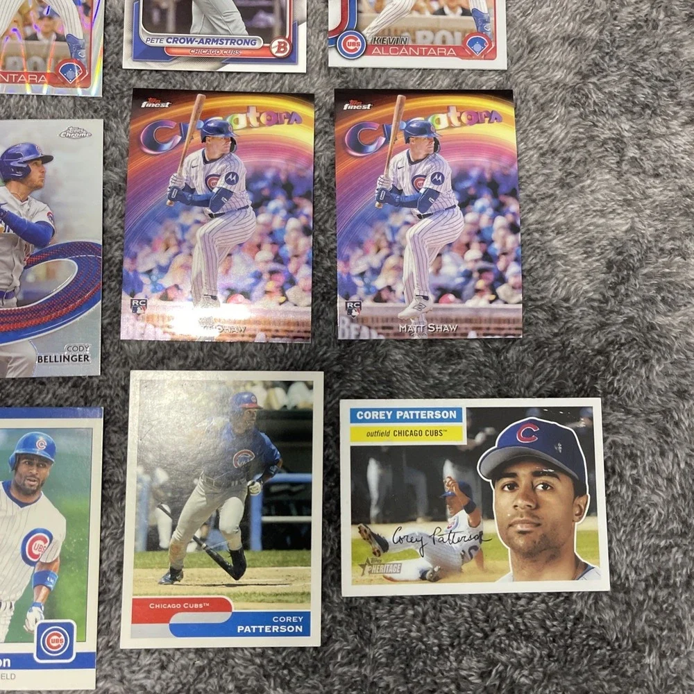 Chicago Cubs Baseball 25 Card‎ Lot - Rookies, Stars, Inserts, Parallels